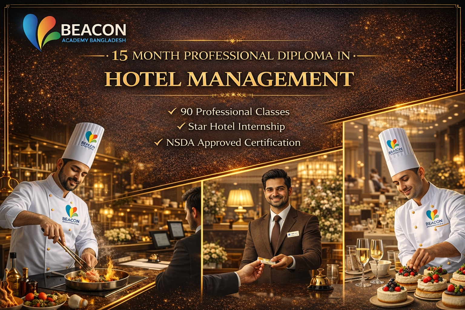 15 Month Professional Diploma in Hotel Management